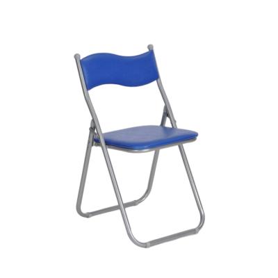 China New Arrival Foldable PVC Electroplate Portable Folding Chair Metal Tube With Powder Coating Frame for sale