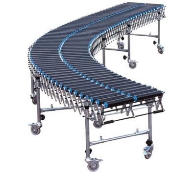 China Heat Resistant Custom Flexible High Speed ​​Roller Table Conveyor For Food Factory for sale