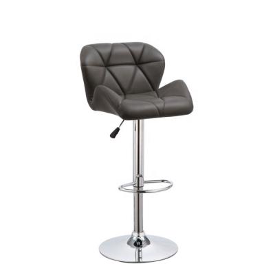 China 2021 New Anji Modern PU Leather Swivel Kitchen Bar Stool Chair for sale