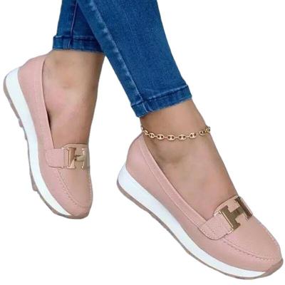 China Hot Sale Flat Quality Comfort Women Comfortable Stylish Casual Flat Shoes for sale