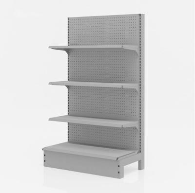 China Single Sided Retail Store Display Supermarket Shelves Single Sided Store Shelving Racks for sale