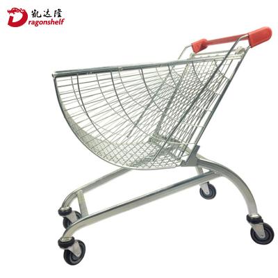 China Unveiling Deployment Area Shopping Trolley Cart with 4 Wheeler forsupermarket and store for sale