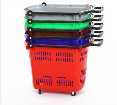 China Supermarkt Retail Grocery Store Supermarkt Grocery Store Dragonshelf Shopping Trolley Bag Wheels With Big Stores Price for sale