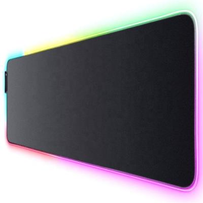 China New Product HX Custom Soft Backlit Switch RGB LED Colorful Gaming Mouse Pad for sale