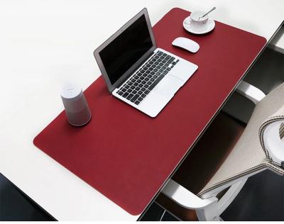 China High Quality Custom Clean PASSIONATE Logo XXL PU Leather Mouse Pad for sale