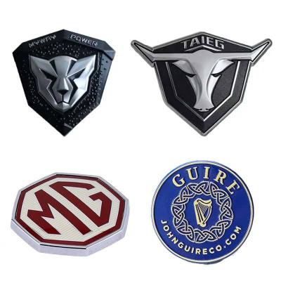 China Business/Luxury High Quality Factory Custom Luxury Abs Plastic Adhesive 3d car grill badges Car Badges Auto Emblems For Car Body for sale