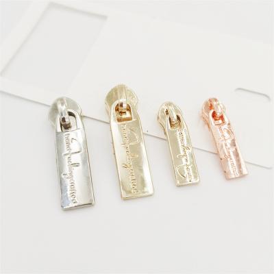 China Custom Fast Delivery Nickel Free Zipper Sliders Rainbow Zipper Pulls For Clothing, Bags for sale