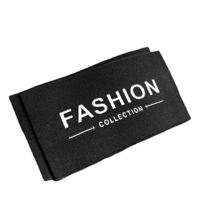 China Viable Custom Label Apparel Custom Logo Neck Labels Key Patch Sew On Apparel For Bags Washable Woven Label for sale