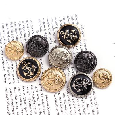 China Men's Design Nickel Free Zinc Alloy Buttons 25mm For Coat, Jacket for sale