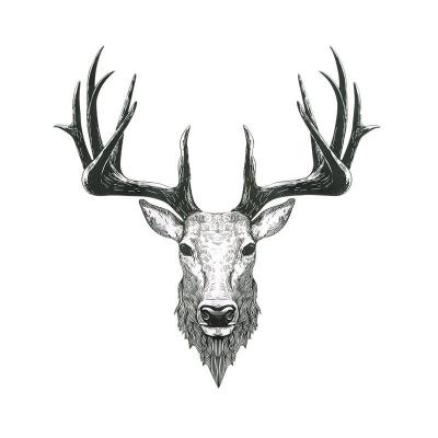 China Wholesale Garment Good Quality Deer Design Heat Transfer Sticker For Hoodie/T-shirt for sale