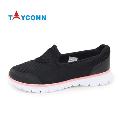 China Stylish Mesh Women Zapatos De Dama Custom New Laceless Walking Shoe for sale