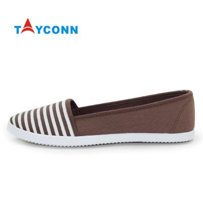 China Women Lightweight Casual Wholesale Soft Flat Canvas Shoes for sale