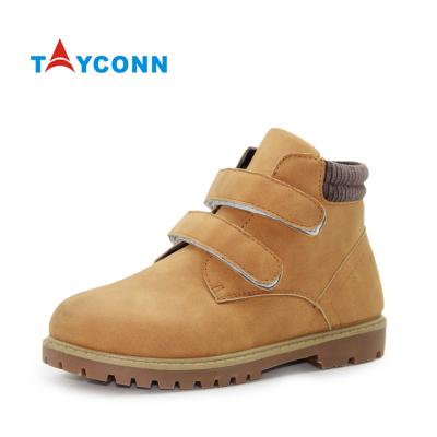 China Light Magic Naked Boys Stripe Tops Boots PVC Soles Children's Boots for sale