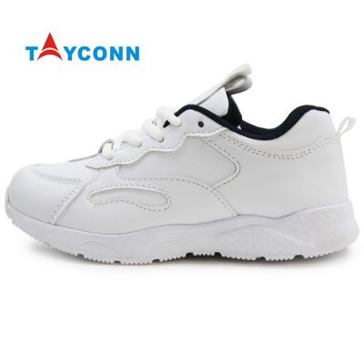 China Wholesale Custom Deodorization Brand Lace Up And Tie Type Eva School Shoe BTS Shoes White School Shoes For Kids for sale