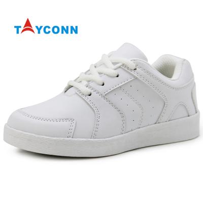 China Custom Zapatillas De Ninos Unisex-Children Kids Trainers Waterproof Boy Girl White Sports School Shoes for sale