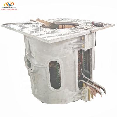 China Factory Intermediate Frequency Electric Aluminum Melting Induction Furnace For Sale for sale