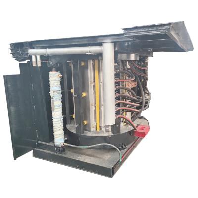 China Factory Aluminum Metal Intermediate Frequency Induction Electric Melting Furnace for sale