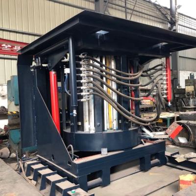 China Iron Steel Melting Furnace 5 Ton Induction Steel Scrap Melting Furnace For Metal Foundry for sale