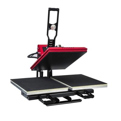 China Auto Open & Double Slot Large Size 40cm x 60cm Automatic Open Heat Plate Heat Press Machine Double Slot Heat Press for sale