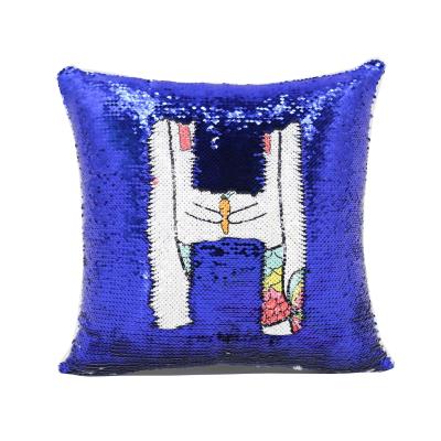 China Sublimation Sequin Glitter Pillow Case Anti Static Blank for sale