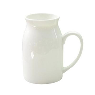 China Disposable 300ml Sublimation Milk Cup Customize Ceramic Sublimation Milk Cup for sale