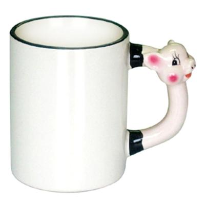 China Viable Unique 11oz Animal Shape Ceramic Coffee Mugs or Mug with Custom Logo for sale