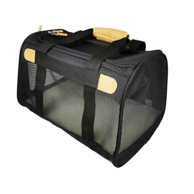 China Cat Carriers Pet Carrier Breathable For Small Medium Dogs Cats Airline Approved Dog Carrier for sale