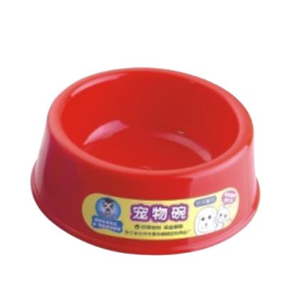 China Sustainable Cheap High Quality Convenient Round Plastic Dog Bowl Container for sale