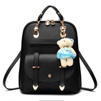 China 2021 Travel Waterproof Popular Design Fashion Cute Fashion Leather Woman Cute Trendy Backpacks for sale