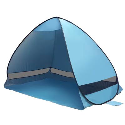 China TALENT Beach Tent Outdoor Foldable Lightweight Sun Shelter Straight Tying Type Pop Up Beach Shelter Tent for sale