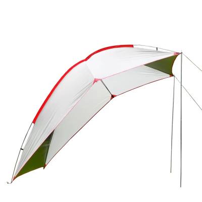 China Straight Bracing Type OEM LOGO Printed Folding Outdoor Camping & Hike Tent Beach Tent Sun Shelter Shade for sale