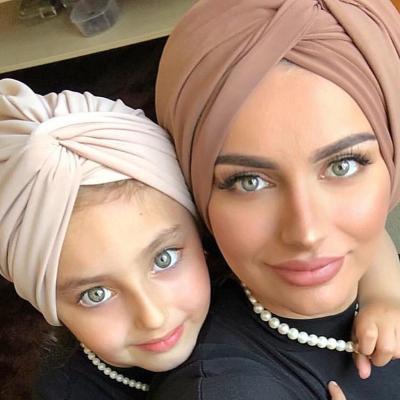 China Sweden 2022 hot sale fashion women simple suede turbans soft comfortable pleated turbans for sale