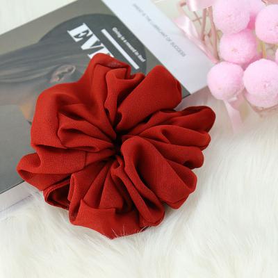 China New Design Chiffon Chiffon Hair Bands Beautiful Popular Hair Tie Hot Selling Hair Ring for sale