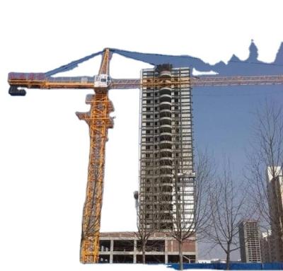 China 4T, Tip load 1.0T Hydraulic Tower Crane New High Quality QTZ5010 50m jib length for sale