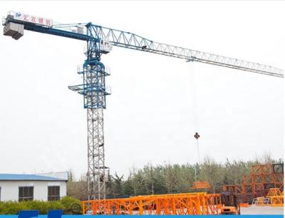 China 55m jib 6tons Flat Top Tower Crane P5510 machinery with cheap price for sale