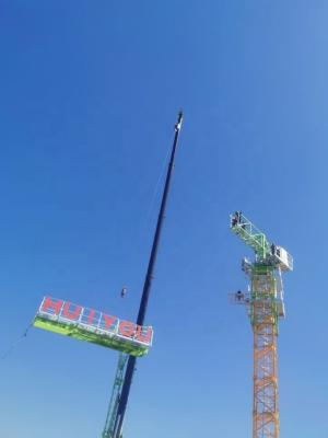 China china made Flat Top Tower Crane topless max 10tons with 60m boom for sale