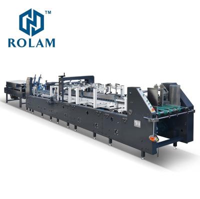 China 800AS Food Crash Bottom Lock Type Making Folder Gluer Machine for sale