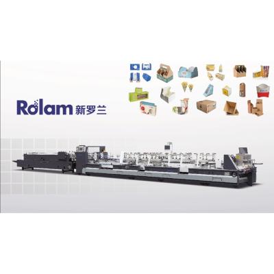 China Food Rolam 800GS Cardboard Boxes Sticky Sticky Applicator Making Folding Machines for sale