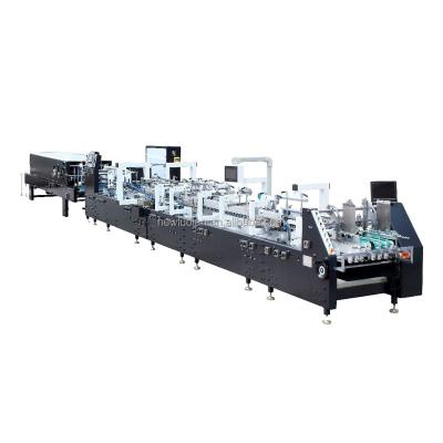 China Full Automatic Food Cardboard Flexo Folder Gluer Machine for sale