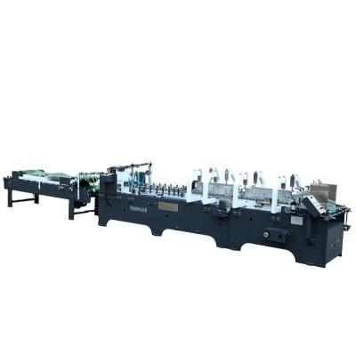 China Automatic Commodity Folder Gluer Machine For Cup Coffee Sleeve for sale