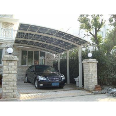 China Aluminum Metal LIGHTS Carport Awning Canopy For Private Villa Sunshade for sale