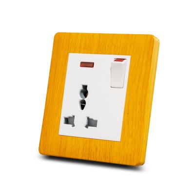 China UK HOME CHEAPEST Wooden House Color USE Electrical Wall Switch for sale