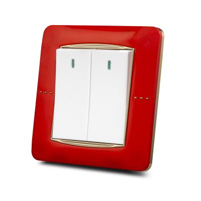 China HOME USE UK Home Lighting Electrical Wall Socket And Switch for sale