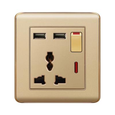 China HOME USE High Quality Electric Multi Socket 13A USB Wall Socket for sale