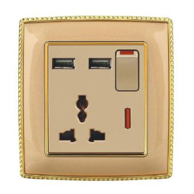 China HOME USE Low Price Type New Socket Outlet Outlet Socket With Switch for sale