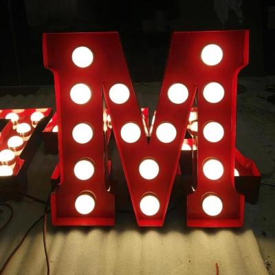 China The metal texture is heavy and the temperament is noble cheaper price marquee lights wedding / party decoration lit giant love lettering, lovely huge love letters for sale