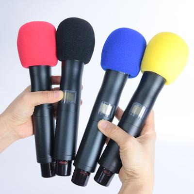 China Isolated Handheld Colorful Shield Microphone Foam Microphone Sound Recording for sale