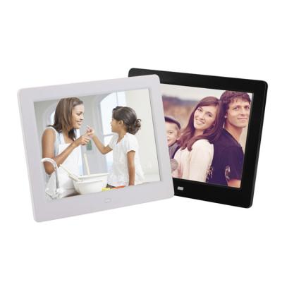 China White Remote Control Digital Clock Black Photo Album Frame 12 Inch USB Digital Photo Frame for sale