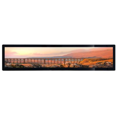 China Customized High Quality 21.2 Inch Long Strip Indoor Lcd Indoor Advertising Large Players Advertising Display For Subway for sale