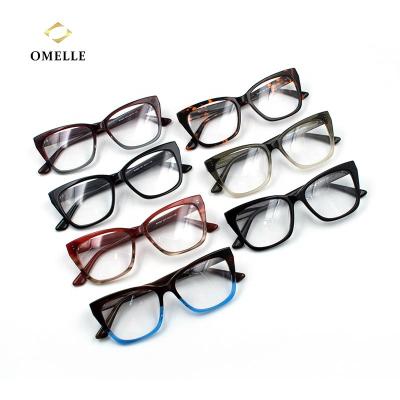 China For Glasses 2021 Newest Fashion Eyewear Optical Glass Acetate Glasses Floral Frames For Women Men for sale